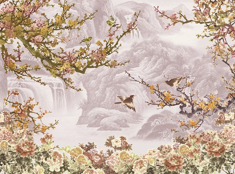 Фреска Современный Графический Дизайн 9127