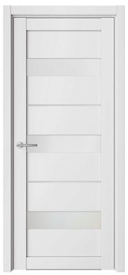 Дверь Прага ширина 80 см Винил Стекло мателюкс