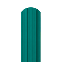 Металлический штакетник Ral 5021 0.40 см. М-профиль
