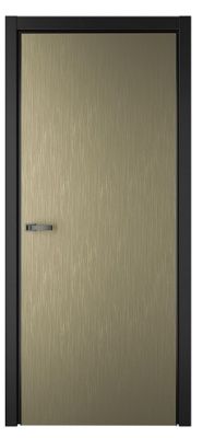 Дверь СТАТУС Л-1 ширина 80 см Эмаль ЛАВА ПГ кромка Черная