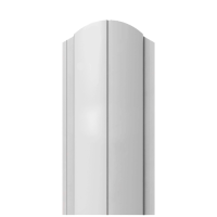 Металлический штакетник Ral 9002 0.40 см. Полукруг-профиль