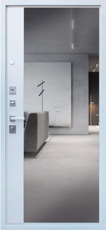 Стальная дверь «Эверест с зеркалом» для квартиры АСД