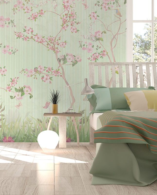 Графика Весенний сад. Современное искусство.  ag0010