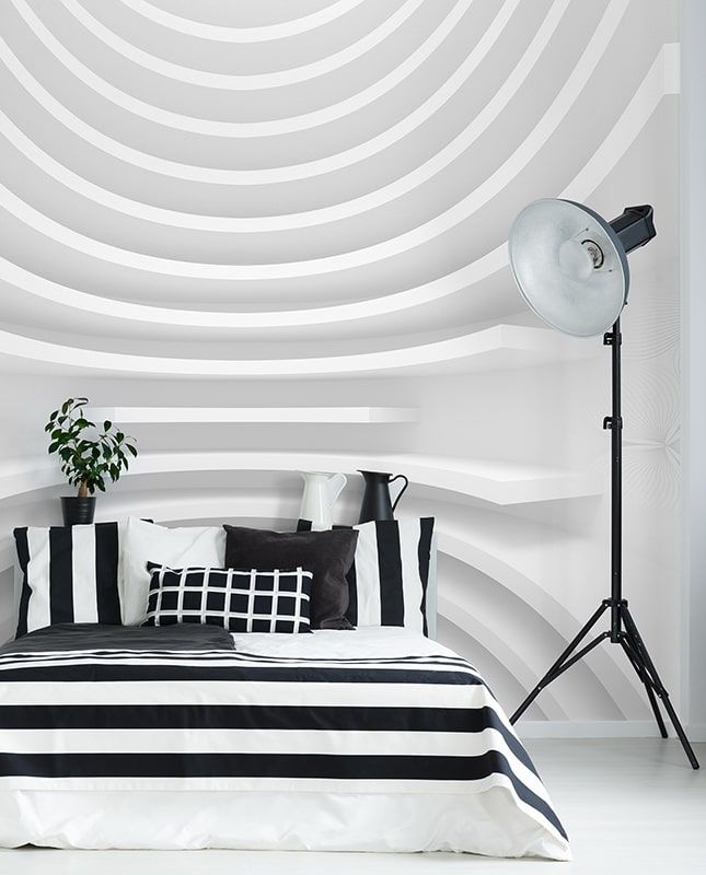 Графика Белая абстракция. Современное искусство. ag0210