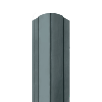 Металлический штакетник Ral 7016 0.40 см. П-профиль
