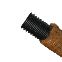 Труба дренажная O 63 мм гофрированная в фильтре кокосовая койра