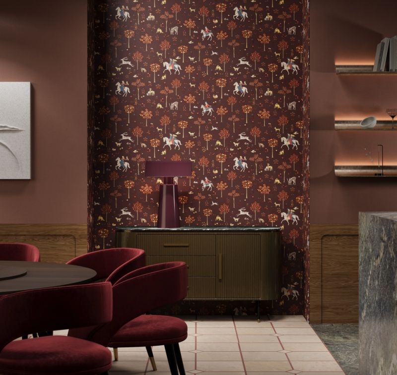 Флизелиновые обои Loymina Шервуд BRIT22 010 метровые