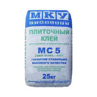 Клей для пеноблоков МКУ МС-5, 25кг