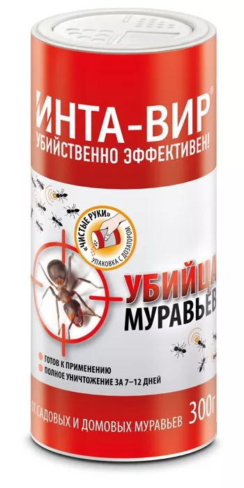 Средство от муравьев Инта-вир в банке, 300 г