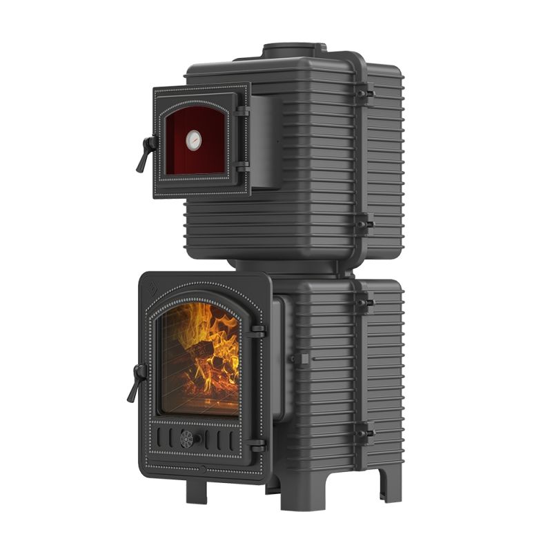 Печь-камин с духовкой EVEREST (под облицовку)