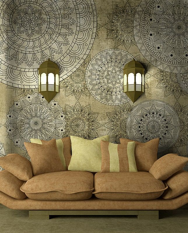 Графика Восточный орнамент. Графика. Старая стена. ag0225