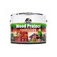 Пропитка для защиты древесины с воском Dufa Wood Protect (Махагон), 9 л