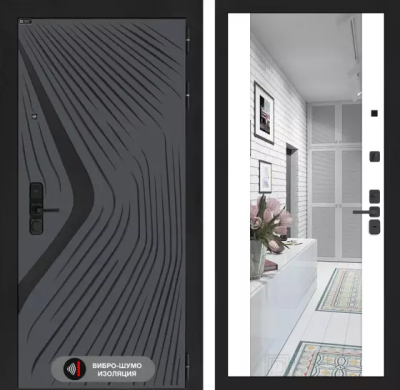 Входная дверь Леолаб с Зеркалом Максимум