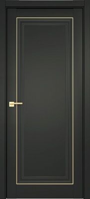 Дверь Прадо-2 ширина 70 см Винил ПГ Молдинг золото