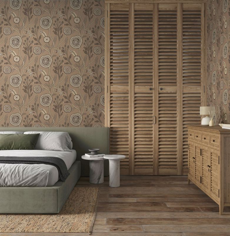 Флизелиновые обои Milassa Полинезия Plz3 010 для стен спальни