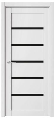 Дверь Вена ширина 60 см Винил Стекло черное