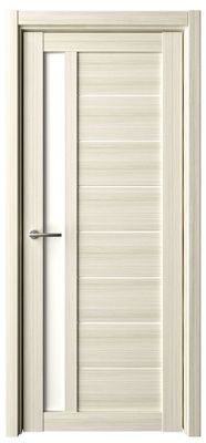 Дверь Севилья ширина 70 см Эко-шпон Стекло белое