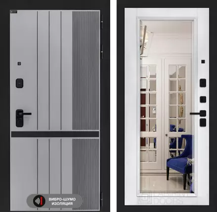 Входная дверь SKYLAB с Зеркалом Фацет