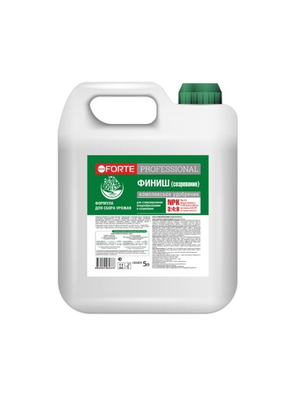 Bona Forte Professional Жидкое удобрение ФИНИШ (фаза 3), 5 л