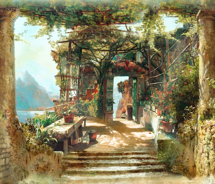 Фреска Уютный дворик