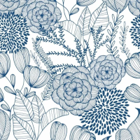 Флизелиновые обои Aura Magic Flowers 0.53x10.05 арт.FD25857