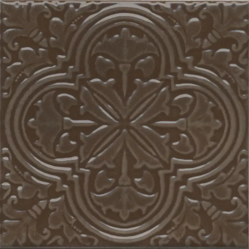 Декор Фес коричневый глянцевый 15x15x0,77