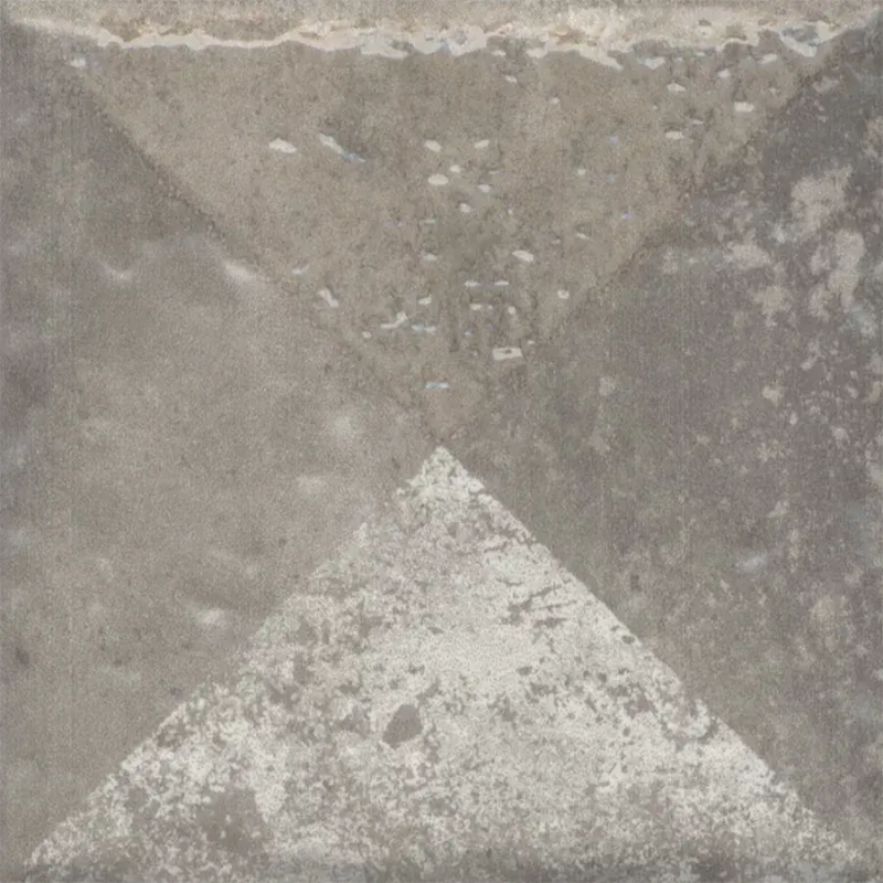 Декор Спартель 4 серый матовый 9,8x9,8x0,7