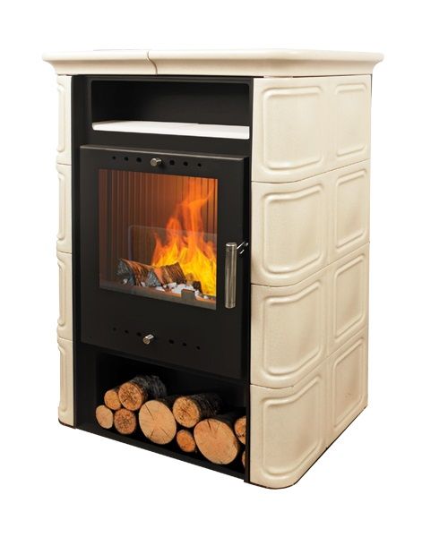 Печь-камин "NORDflam" VERA CAPPUCCINO 6 кВт