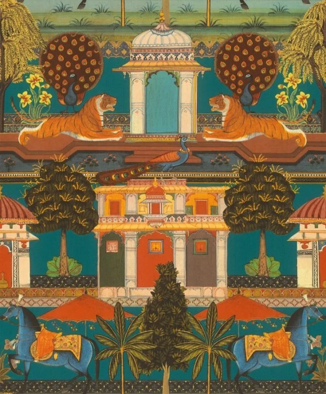 Виниловые обои на флизелиновой основе Rasch Indian Style 0.53x10.05 арт.746211