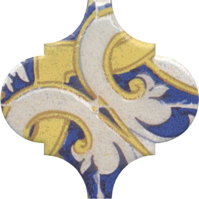 Декор Kerama Marazzi Арабески Майолика орнамент 6,5х6,5