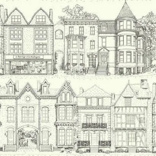 Бумажные обои на бумажной основе York York Ashford House Toiles II 0.68x8.2 арт.AF1907