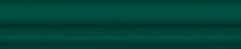 Бордюр Багет Клемансо зеленый глянцевый 15x3x1,6