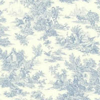Бумажные обои на бумажной основе York York Ashford House Toiles II 0.52x10.05 арт.AT4229T