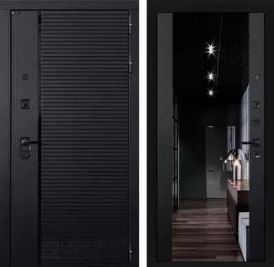 Входная дверь Пиано с тонированным зеркалом Максимум