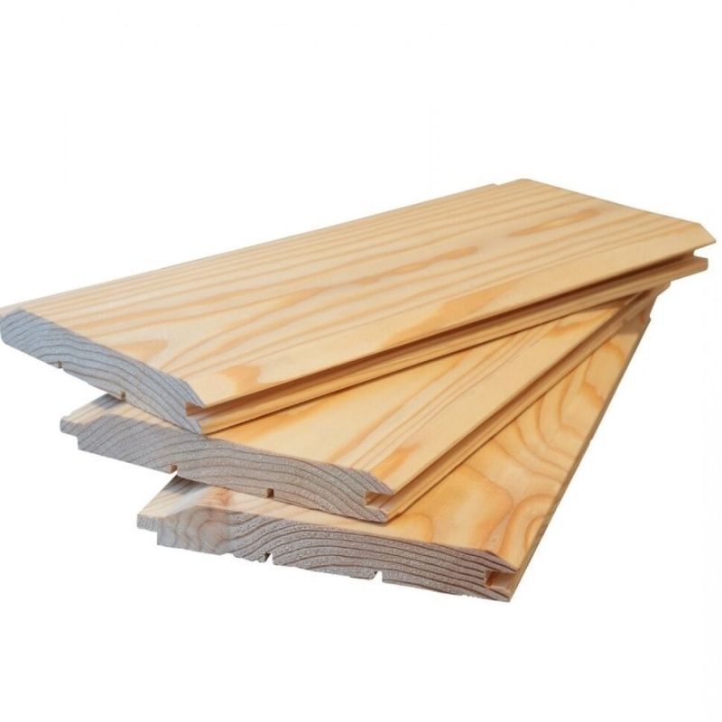 Имитация бруса из сосны 18x140x6000, AB сорт