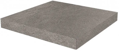 Ступень угловая клееная Kerama Marazzi Про Стоун серый темный 33х33