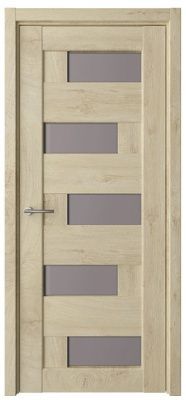 Дверь Гавана ширина 80 см ЦПЛ ТЛ Стекло мателюкс бронза