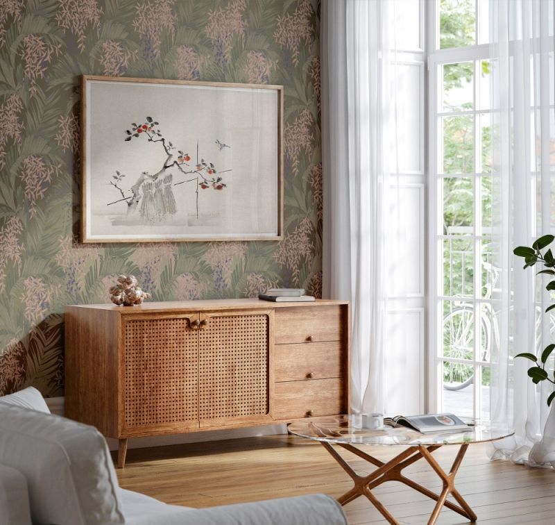 Флизелиновые обои Milassa Окинава OK4 005 для спальни