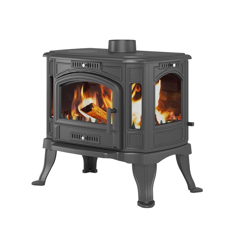 Печь-камин Везувий KZ-14РS "Антрацит"