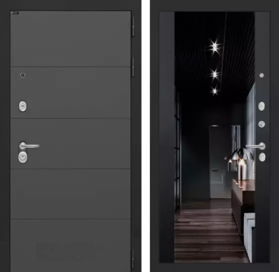 Входная дверь Арт с тонированным зеркалом Максимум