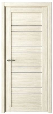 Дверь Дублин ширина 60 см Эко-шпон Стекло белое