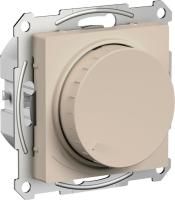 Универсальный светорегулятор (диммер) (Песочный) поворотно-нажимной, 10-400Вт, LED 3-150Вт