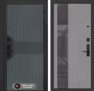 Входная дверь Смартлаб с Зеркалом 32 тонированным