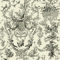 Бумажные обои на бумажной основе York York Ashford House Toiles II 0.52x10.05 арт.AB2139T