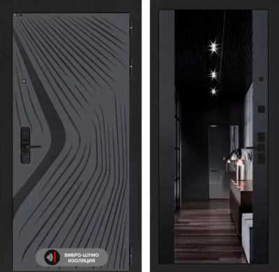 Входная дверь Леолаб с Зеркалом тонированным Максимум