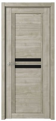 Дверь Каролина ширина 90 см Софт Тач Стекло черное