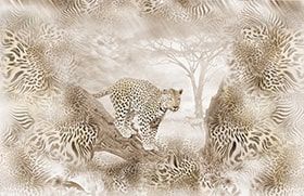 Графика Коллаж. Ягуар.  sw0028