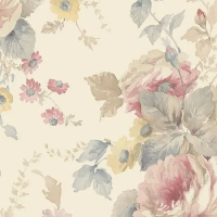 Виниловые обои на бумажной основе Aura Rose Garden 0.53x10 арт.141-042-31