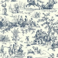 Бумажные обои на бумажной основе York York Ashford House Toiles II 0.68x8.2 арт.AF2000