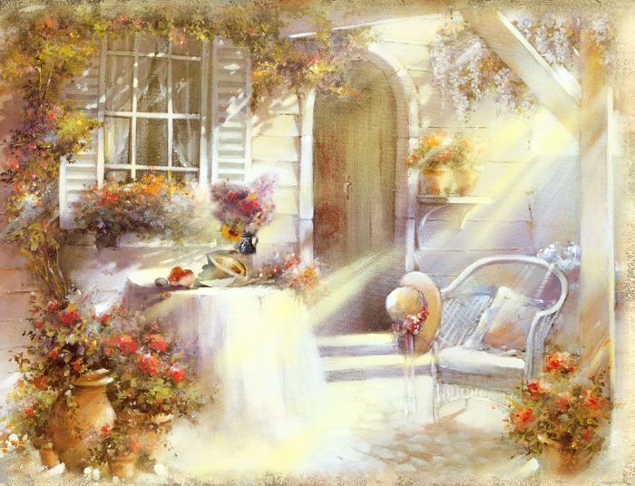 Фреска Живописный дворик